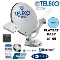 Antenna Satellitare Automatica HD TELECO FLATSAT EASY BT 65 | Accessoricampershop.com