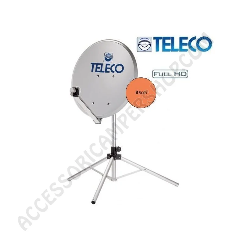 Antenna Satellitare Manuale Full HD CARRY SAT ALU 85 | Accessoricampershop.com