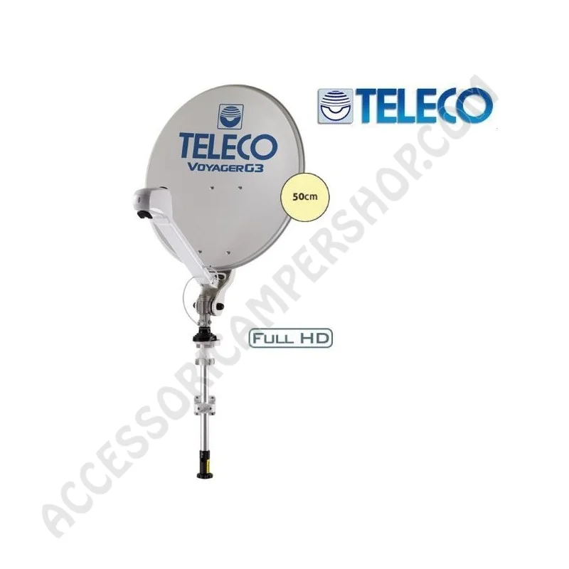Antenna Satellitare Manuale Voyager G3 50 Full HD | Accessoricampershop.com