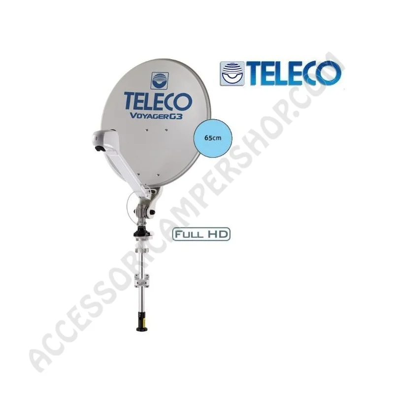 Antenna Satellitare Manuale Voyager G3 65 Full HD | Accessoricampershop.com