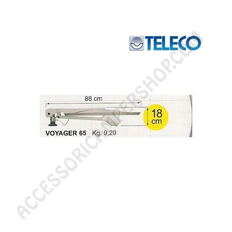 Antenna Satellitare Manuale Voyager G3 65 Full HD | Accessoricampershop.com