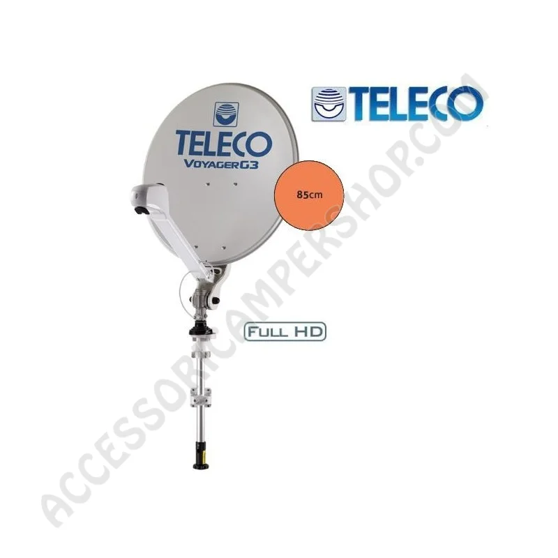 Antenna Satellitare Manuale Voyager G3 Full HD | Accessoricampershop.com