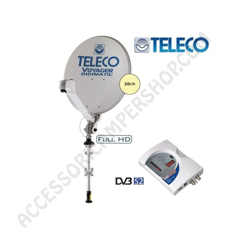 Antenna Satellitare Manuale Voyager Digimatic 50 | Accessoricampershop.com