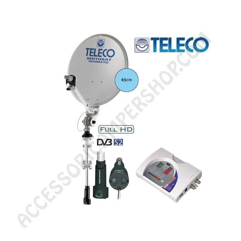 Antenna Satellitare Semi-Automatica MOTOSAT DIGIMATIC 65 | Accessoricampershop.com
