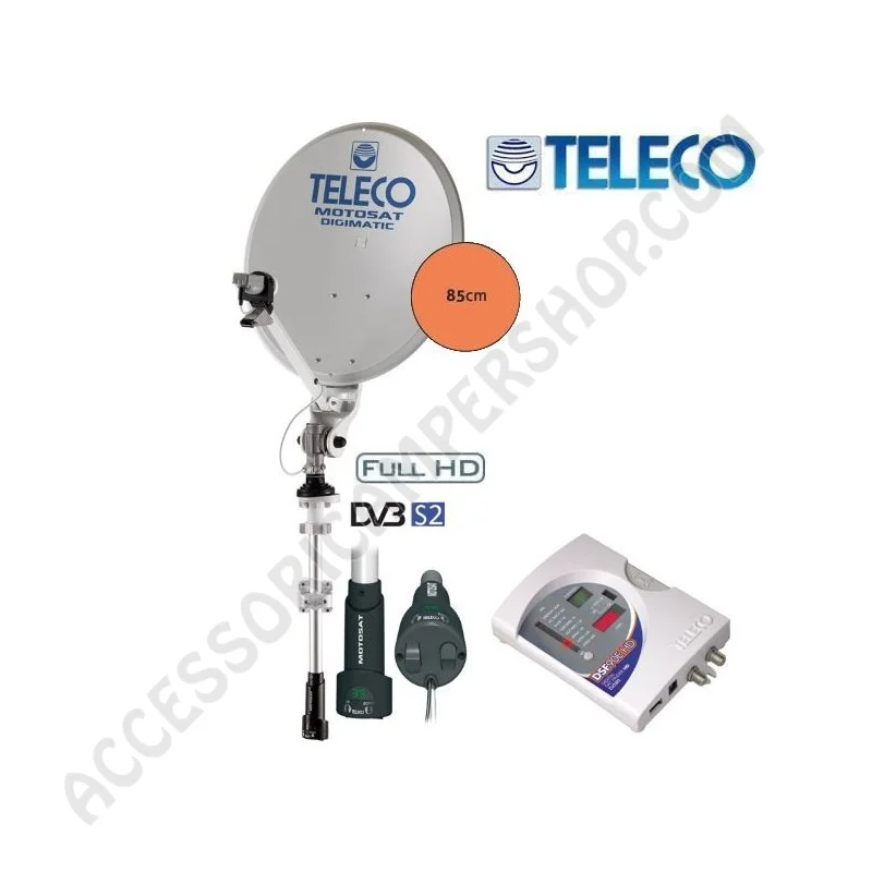 Antenna Satellitare Semi - Automatica Full HD | Accessoricampershop.com