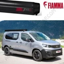 Tendalino Veranda Fiamma F45S Deep Black per Van PSA | Accessoricampershop.com