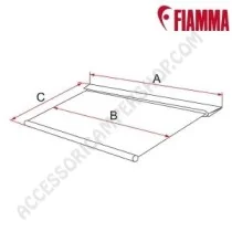 Tendalino Veranda Fiamma F45S Deep Black per Van PSA | Accessoricampershop.com
