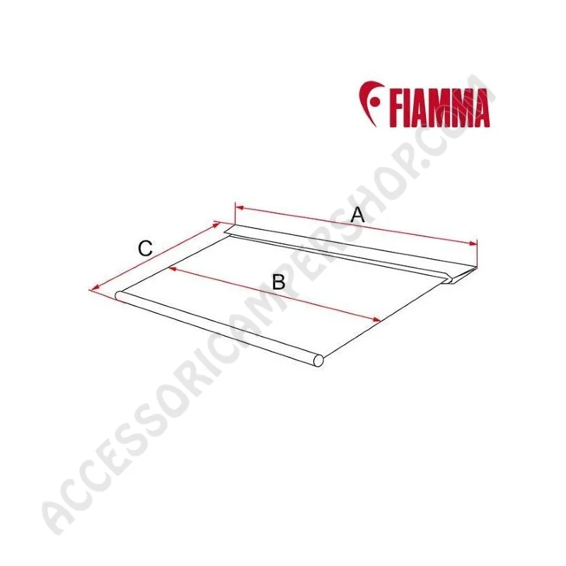 Tendalino Veranda Fiamma F45S Deep Black per Van PSA | Accessoricampershop.com