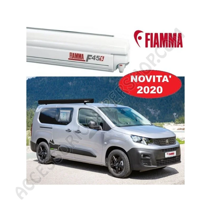 Tendalino Veranda Fiamma F45S 260 PSA Polar White | Accessoricampershop.com