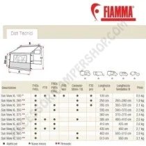 Parete Frontale Sun View XL Fiamma per Tendalini | Accessoricampershop.com
