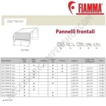 Parete Frontale Sun View XL Fiamma per Tendalini | Accessoricampershop.com