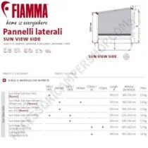 Parete Laterale Sun View Side Fiamma 2025 | Accessoricampershop.com