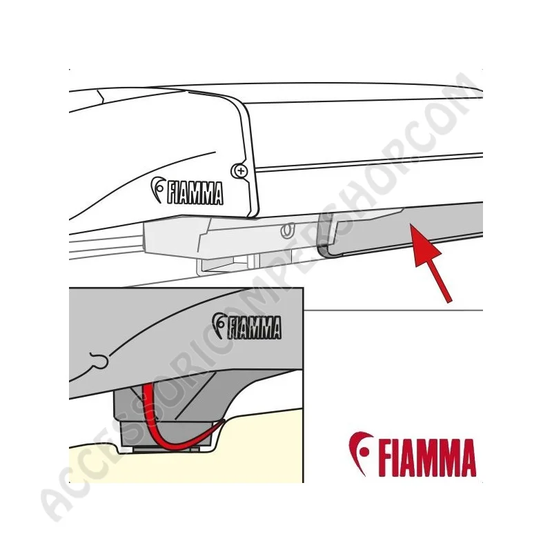 KIT RAIN GUARD F40VAN PER FORD CUSTOM L1 | Accessoricampershop.com