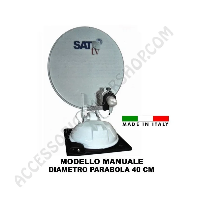 Antenna Satellitare Manuale SAT TV SIMPLEX 40 | Accessoricampershop.com