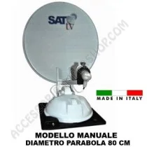 Antenna Satellitare Manuale SAT TV SIMPLEX 80 | Accessoricampershop.com
