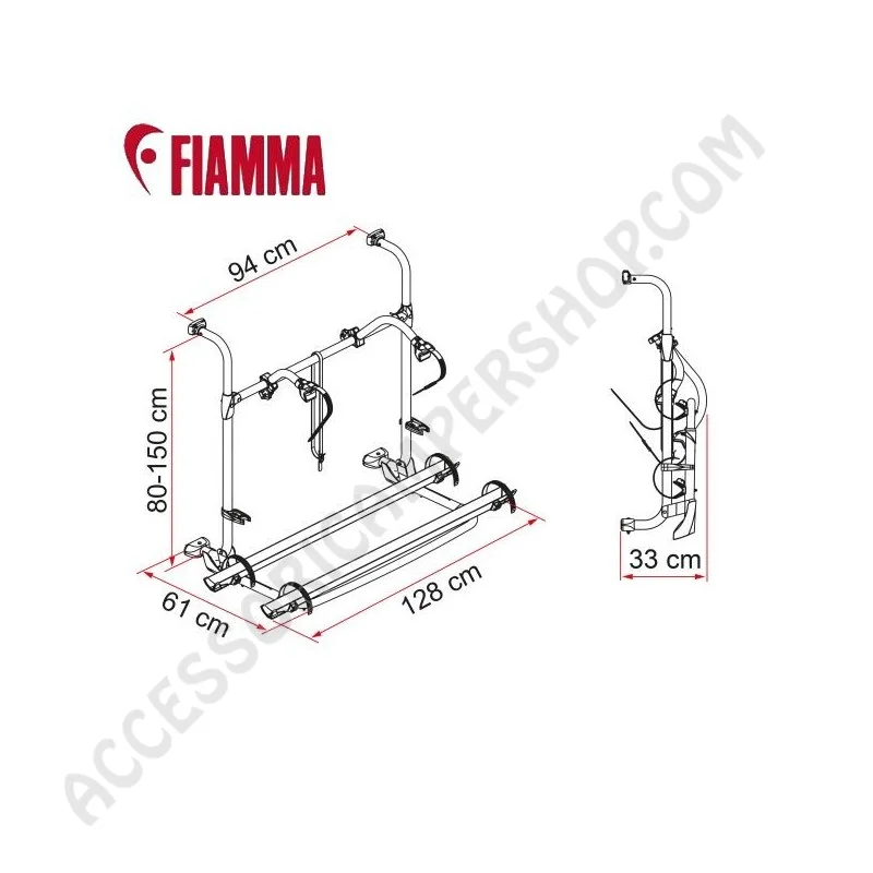 Porta-bici Fiamma Carry-Bike Pro Autotrail | Accessoricampershop.com