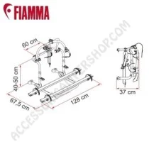 Porta-bici Fiamma Carry-Bike Pro C Knaus | Accessoricampershop.com