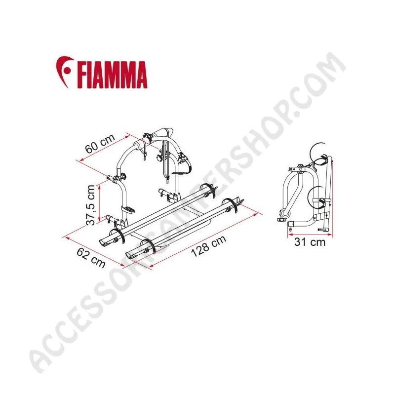 Porta-bici Fiamma Carry-Bike Trigano CI | Accessoricampershop.com