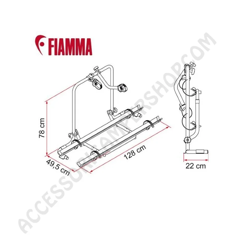 Porta-bici Carry-Bike Garage Plus Fiamma per Camper | Accessoricampershop.com