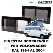 Finestra Scorrevole Vetri Carbest Volkswagen T4 | Accessoricampershop.com