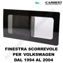 Finestra Scorrevole Vetri Carbest Volkswagen T4 | Accessoricampershop.com
