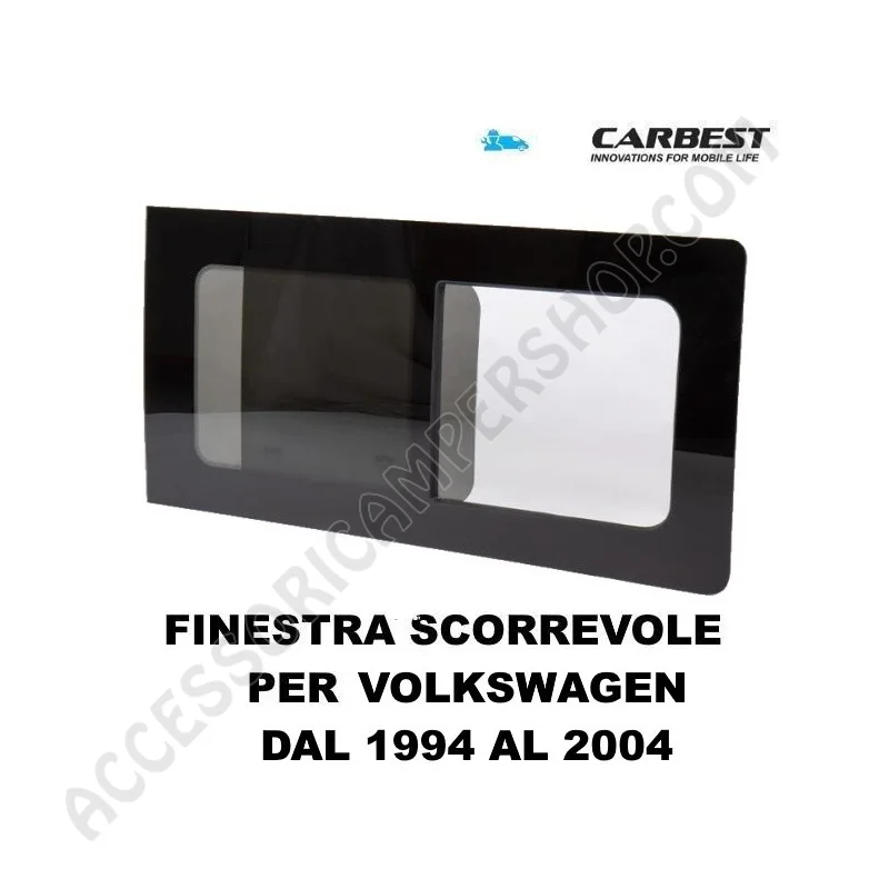 Finestra Scorrevole Vetri Carbest Volkswagen T4 | Accessoricampershop.com