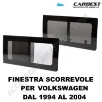 Finestra Scorrevole Vetri Carbest Volkswagen T4 | Accessoricampershop.com