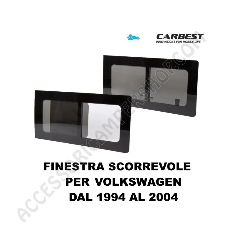 Finestra Scorrevole Vetri Carbest Volkswagen T4 | Accessoricampershop.com