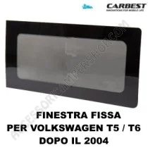 Finestra Fissa Vetro Carbest per Volkswagen T5/T6 | Accessoricampershop.com