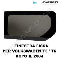 Finestra Fissa Vetro Carbest per Volkswagen T5/T6 | Accessoricampershop.com