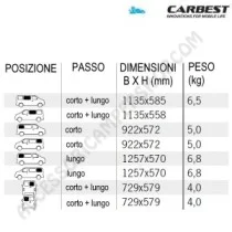 Finestra Fissa Vetro Carbest per Volkswagen T5/T6 | Accessoricampershop.com