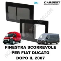 Finestra Scorrevole Carbest Fiat Ducato 2007 | Accessoricampershop.com
