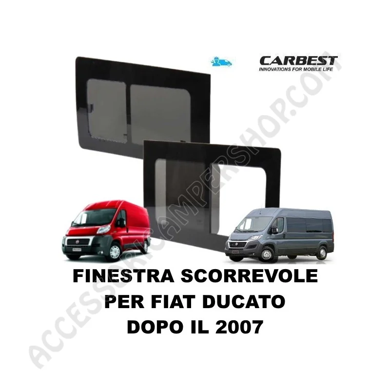 Finestra Scorrevole Carbest Fiat Ducato 2007 | Accessoricampershop.com