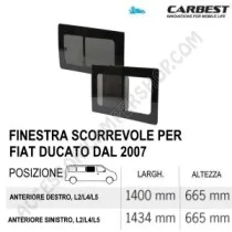 Finestra Scorrevole Carbest Fiat Ducato 2007 | Accessoricampershop.com