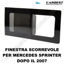 Finestra Scorrevole Vetro Carbest Mercedes Sprinter | Accessoricampershop.com
