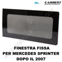 Finestra Fissa in Vetro Carbest per Mercedes Sprinter | Accessoricampershop.com