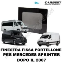 Finestra Fissa in Vetro Carbest per Mercedes Sprinter | Accessoricampershop.com