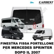 Finestra Fissa in Vetro Carbest per Mercedes Sprinter | Accessoricampershop.com