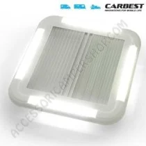 Oblò Carbest 70x50 Bianco con Illuminazione LED | Accessoricampershop.com
