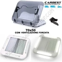 Oblò Carbest 70x50 con Illuminazione e Ventilazione | Accessoricampershop.com