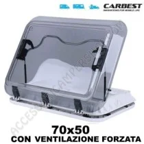Oblò Carbest 70x50 con Illuminazione e Ventilazione | Accessoricampershop.com