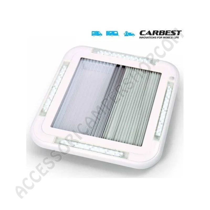 Oblò Carbest 70x50 con Illuminazione e Ventilazione | Accessoricampershop.com