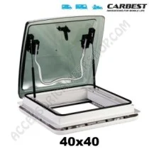 Oblò Carbest 40x40 Bianco per Camper | Accessoricampershop.com
