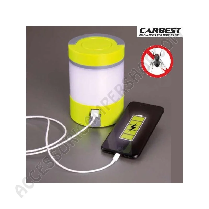 Lanterna da Campeggio LED con Power Bank e Antizanzare | Accessoricampershop.com