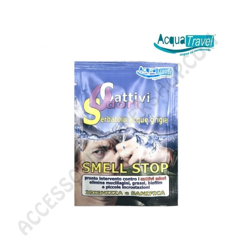 Bustine Smell Stop per Serbatoi Acque Grigie | Accessoricampershop.com
