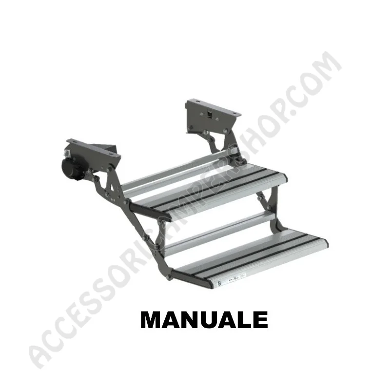 Gradino Manuale a Scomparsa 610 mm | Accessoricampershop.com