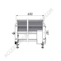 Gradino Manuale a Scomparsa 610 mm | Accessoricampershop.com