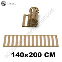 Rete a doghe arrotolabile matrimoniale 140x200 | Accessoricampershop.com