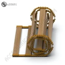 Rete a doghe arrotolabile matrimoniale 140x200 | Accessoricampershop.com