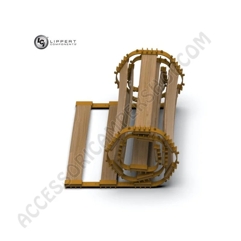 Rete a doghe arrotolabile matrimoniale 140x200 | Accessoricampershop.com